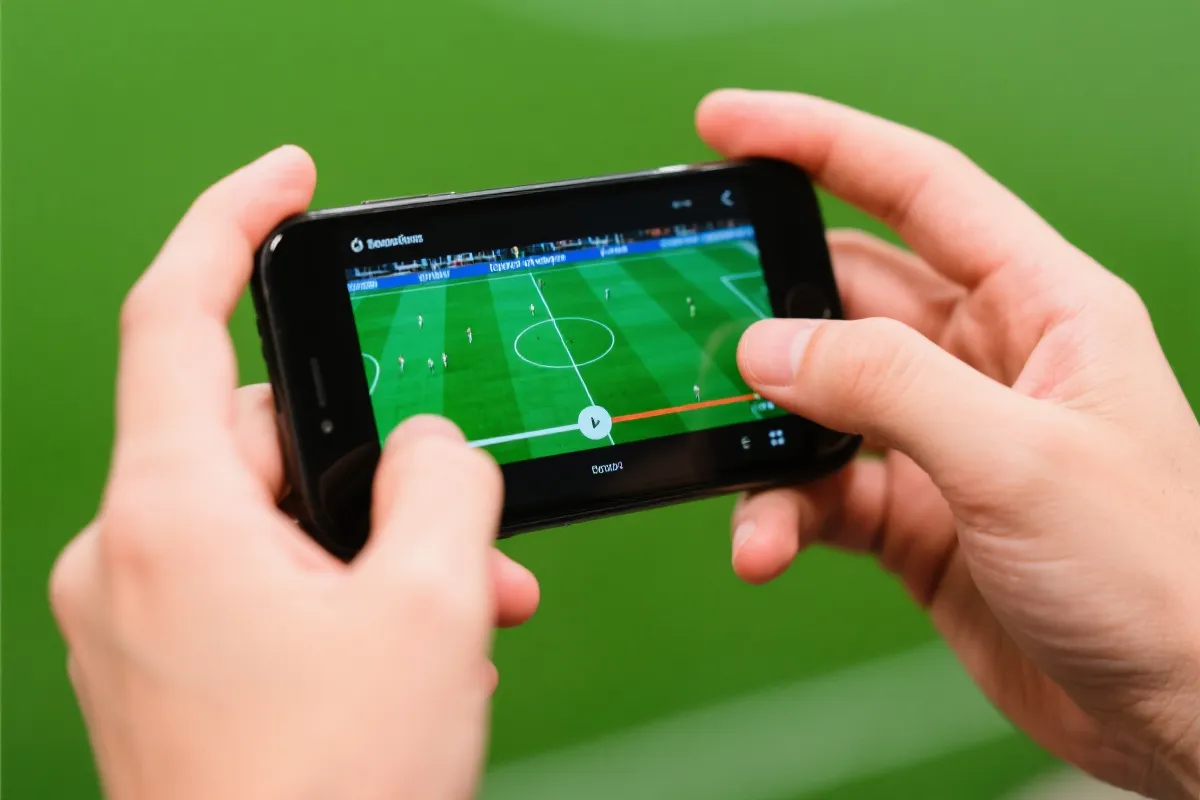 手机端观看直播的设置示意图